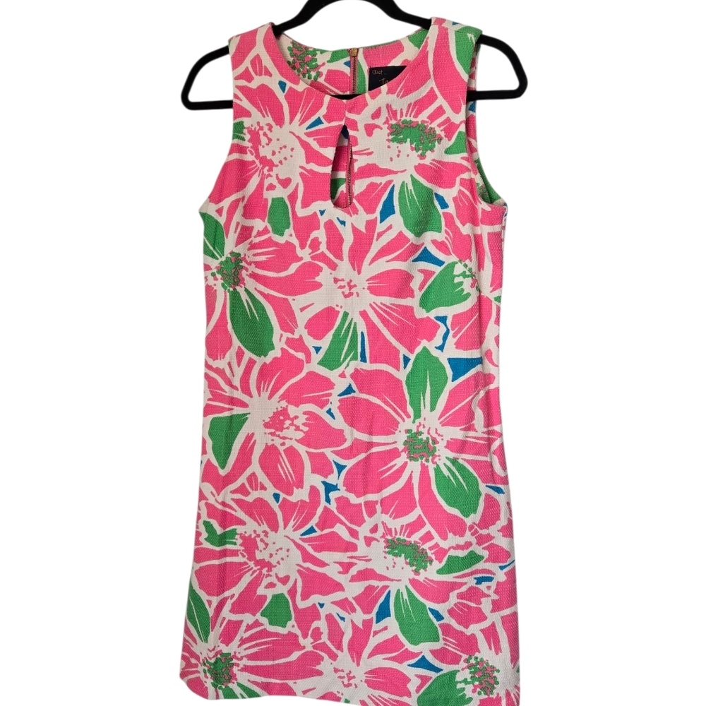 Just Taylor Floral Sleeveless Shift Dress Size 10